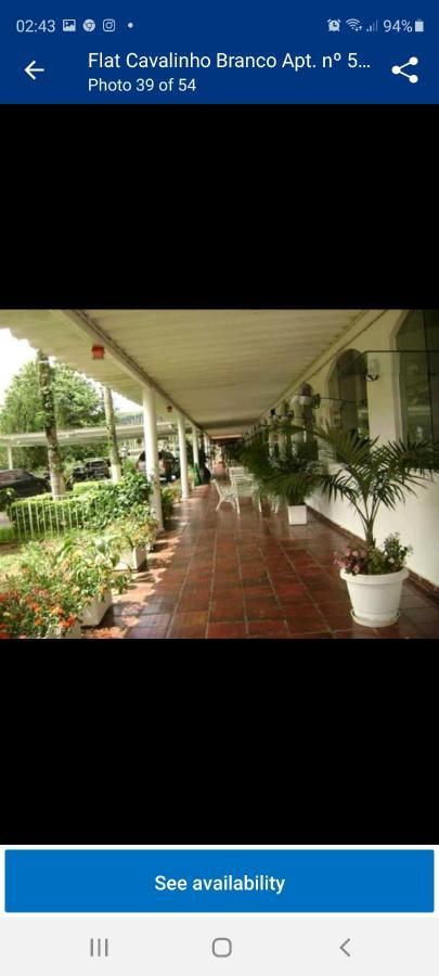 Flat No Hotel Cavalinho Branco Águas de Lindóia エクステリア 写真
