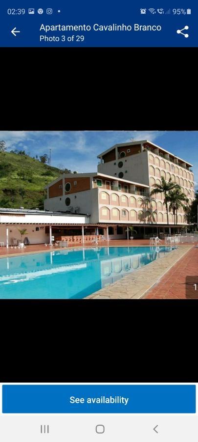 Flat No Hotel Cavalinho Branco Águas de Lindóia エクステリア 写真